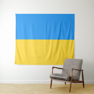 Ukraine flag tapestry
