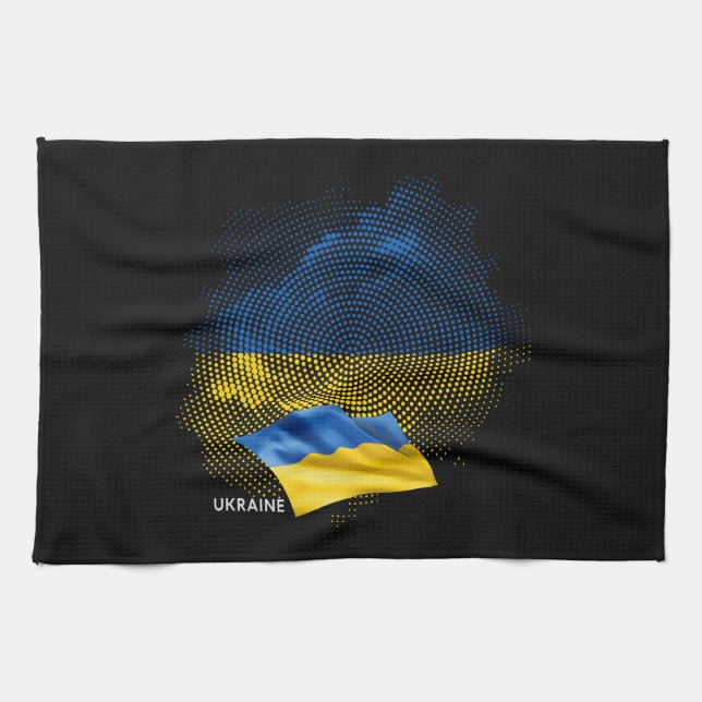 Ukraine flag tea towel (Horizontal)