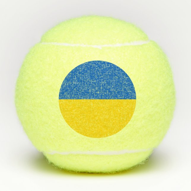 Ukraine flag tennis balls (Front)
