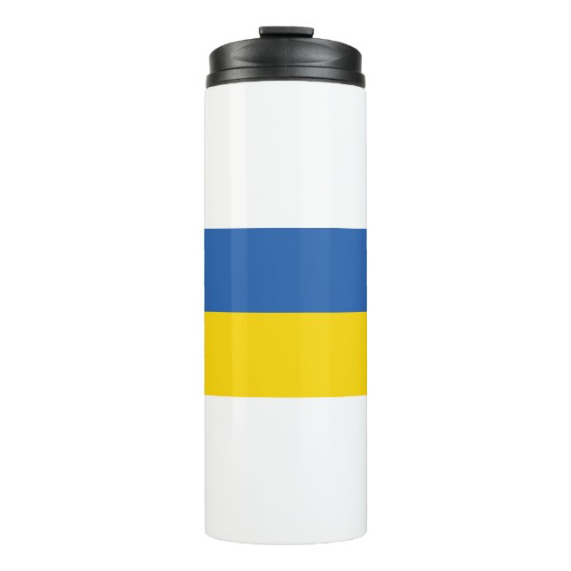 UKRAINE-FLAG THERMAL TUMBLER (Front)