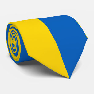 Ukraine flag tie