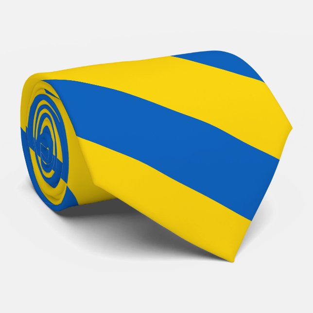 Ukraine flag tie (Rolled)