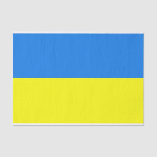 ukraine flag tissue paper (Front)
