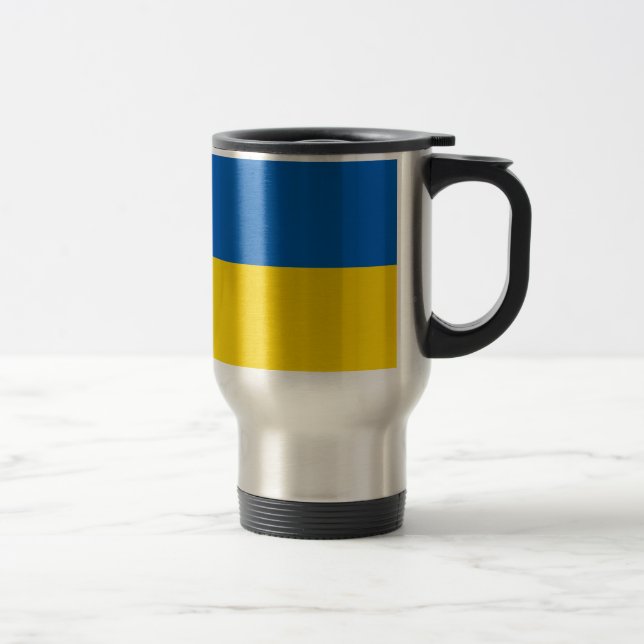 Ukraine flag travel mug (Right)