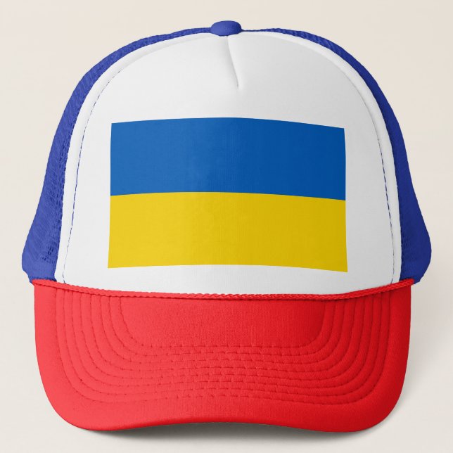 Ukraine Flag Trucker Hat (Front)