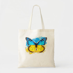 Ukraine Flag Ukrainian Butterfly Ukraine Butterfl Tote Bag