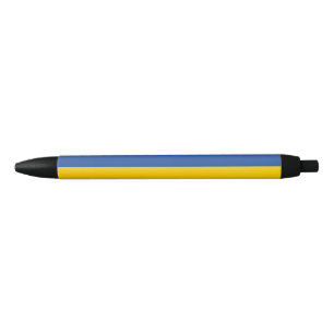 Ukraine Flag, Ukrainian Country Patriotic Gift Black Ink Pen