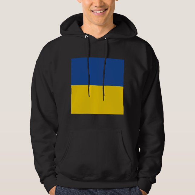 Ukraine Flag, Ukrainian Country Patriotic Gift Hoodie (Front)