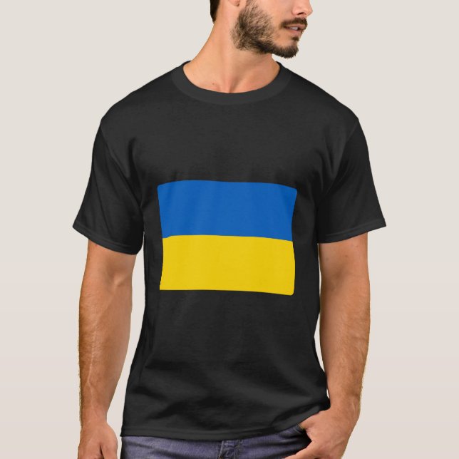 Ukraine Flag Ukrainian Men Women Kids Souvenir Gif T-Shirt (Front)