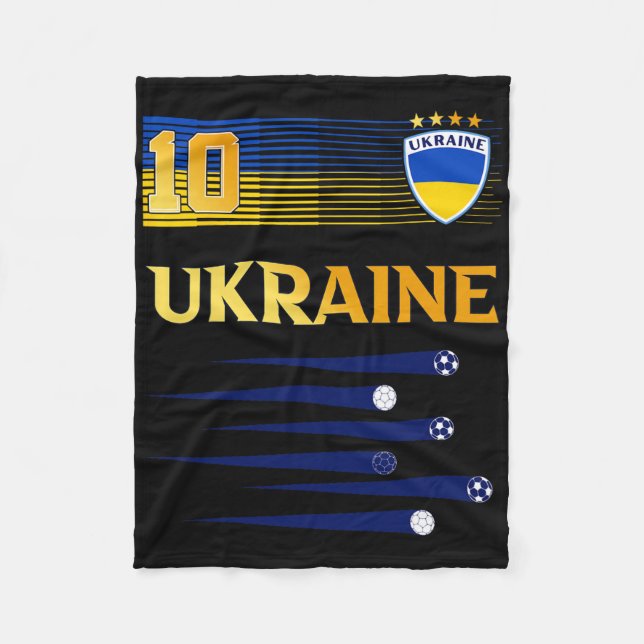 Ukraine Flag Ukrainian Pride Lovers 2  Fleece Blanket (Front)