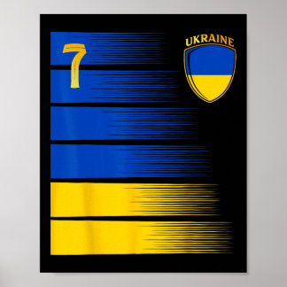 Ukraine Flag Ukrainian Pride Lovers 4 Poster