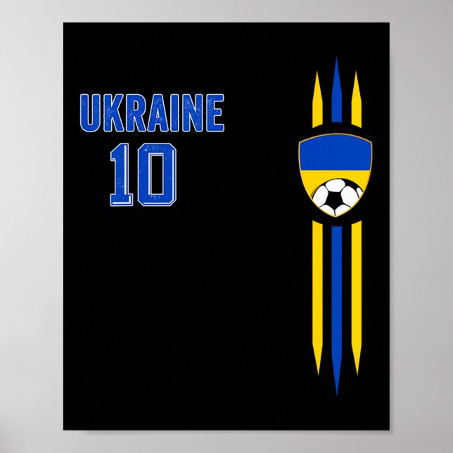 Ukraine Flag Ukrainian Pride Lovers 6  Poster (Front)