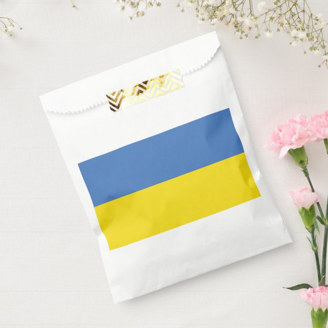 Ukraine Flag, Ukrainian Slava Ukraini Слава Україн Favour Bags (Sealed)