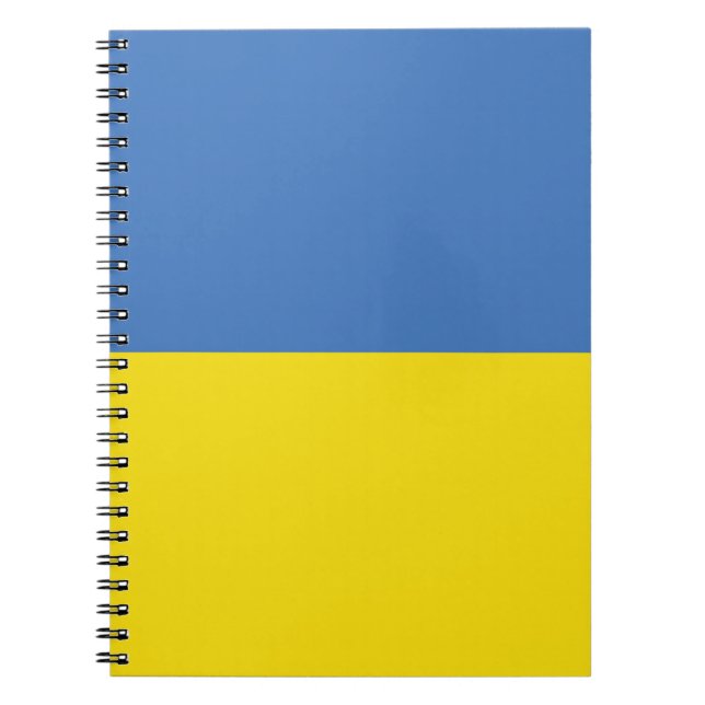 Ukraine Flag, Ukrainian Slava Ukraini Слава Україн Notebook (Front)