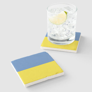 Ukraine Flag, Ukrainian Slava Ukraini Слава Україн Stone Coaster