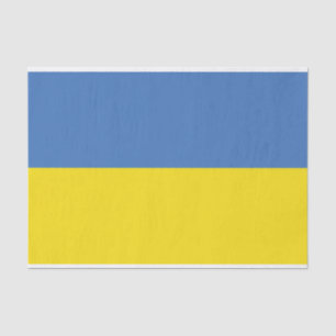 Ukraine Flag, Ukrainian Slava Ukraini Слава Україн Tissue Paper