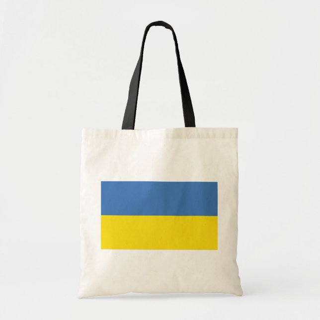 Ukraine Flag, Ukrainian Slava Ukraini Слава Україн Tote Bag (Front)