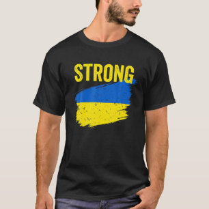 Ukraine Flag Vintage Ukraine, Strong, Pray For Ukr T-Shirt