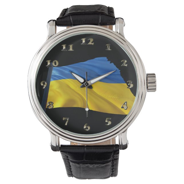 Ukraine Flag - War, Politics, Suffering Watch (Front)