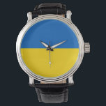 Ukraine Flag Watch<br><div class="desc">The Ukrainian flag is a horizontal bicolour . The used colours in the flag are blue, yellow. The proportion of the Ukrainian flag is 2:3. The Flag of Ukraine was adopted in 1992. The first use of the current flag design was in 1848. The last change to the current Ukrainian...</div>