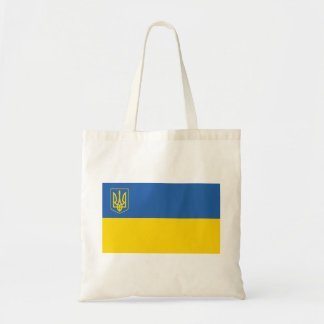 Ukraine-Flag-with-Trident Tote Bag