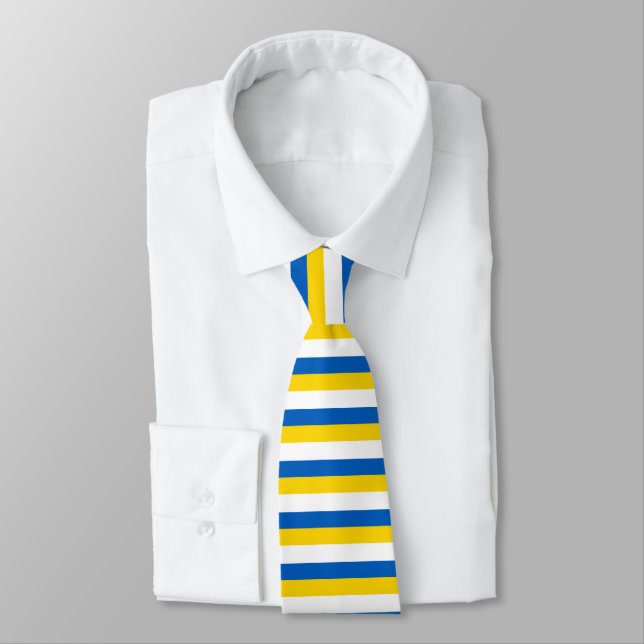 Ukraine Flagge Tie (Tied)