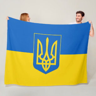 Ukraine Fleece Blanket