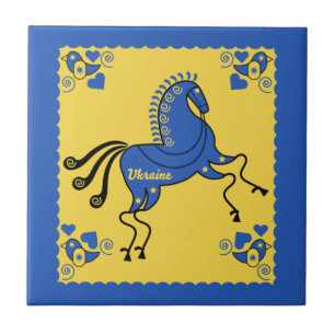 Ukraine Folk Art Tile