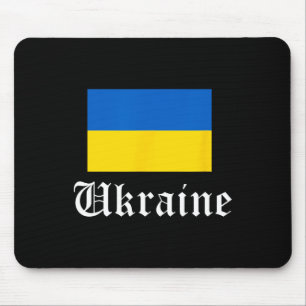 Ukraine Footll Country Pride Vintage Mouse Mat