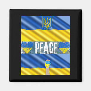 Ukraine for Peace Stand Up for Ukraine Stop the W Magnet