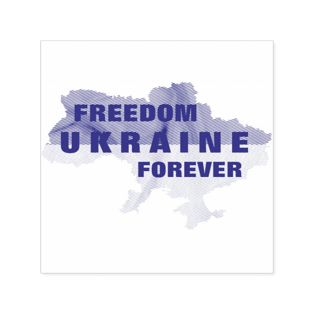 Ukraine Forever Freedom Self-inking Stamp (Design)