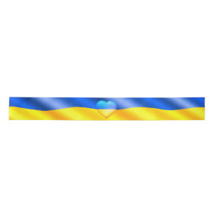 Ukraine - Freedom - Ukrainian Flag - Peace Satin Ribbon