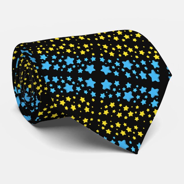 Ukraine - Freedom - Ukrainian Flag - Peace  Tie (Rolled)