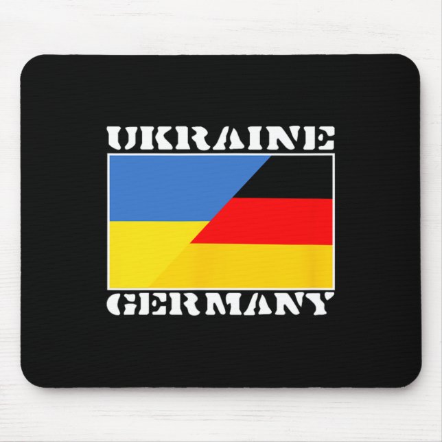 Ukraine Germany  Mouse Mat (Front)