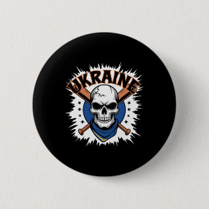 Ukraine Gift Flag Ukraini Kyiv Ukrainian Ukrajina  6 Cm Round Badge