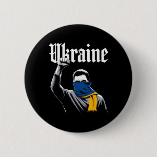 Ukraine Gift Flag Ukraini Kyiv Ukrainian Ukrajina 6 Cm Round Badge