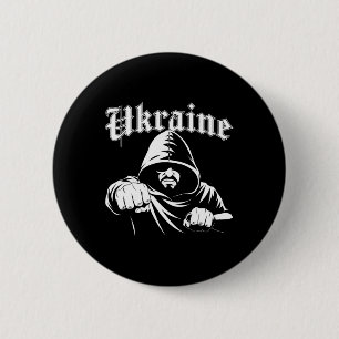 Ukraine Gift Flag Ukraini Kyiv Ukrainian Ukrajina  6 Cm Round Badge