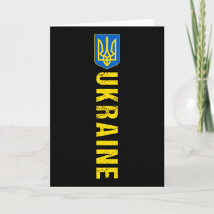 Ukraine Gift Flag Ukraini Kyiv Ukrainian Ukrajina Card