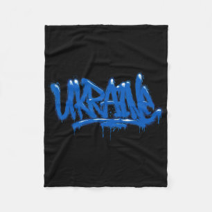 Ukraine Gift Flag Ukraini Kyiv Ukrainian Ukrajina  Fleece Blanket