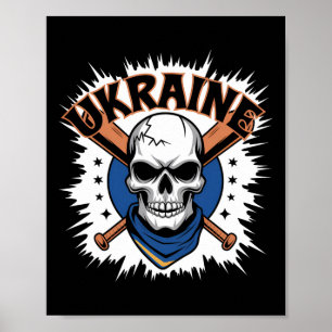 Ukraine Gift Flag Ukraini Kyiv Ukrainian Ukrajina Poster
