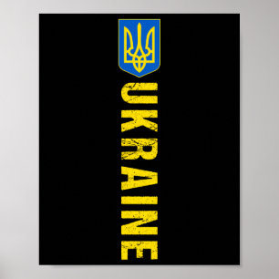 Ukraine Gift Flag Ukraini Kyiv Ukrainian Ukrajina  Poster