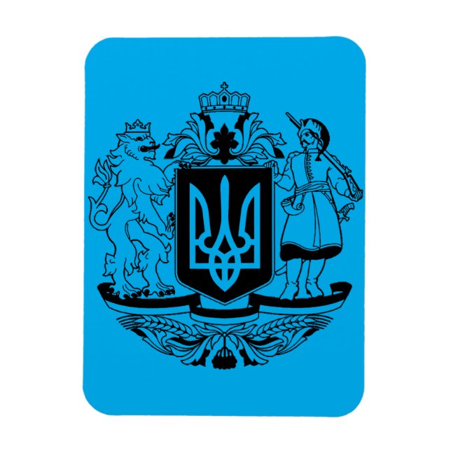 Ukraine Greater coat of arms Magnet (Vertical)