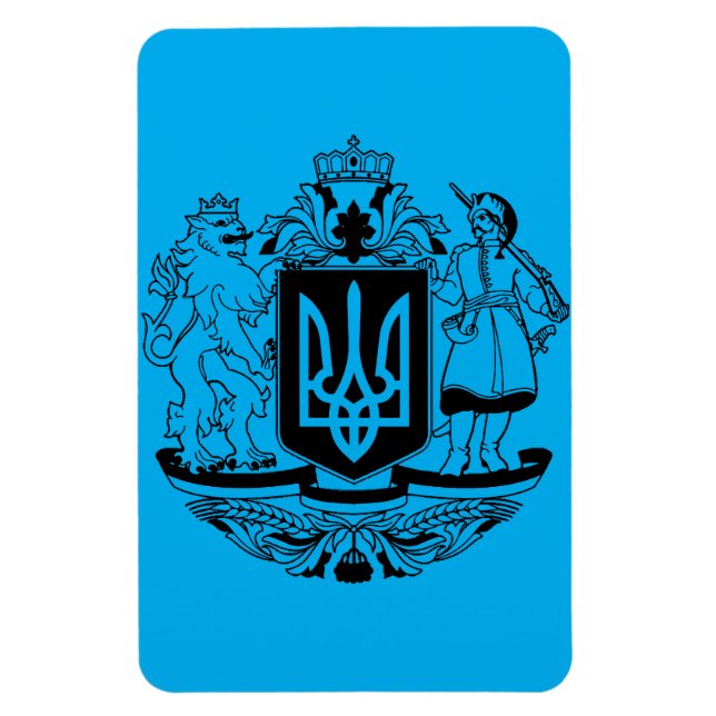 Ukraine Greater coat of arms Magnet (Vertical)