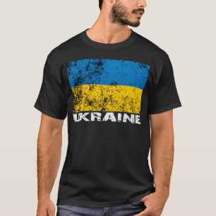 ukraine grunge Flag T-Shirt