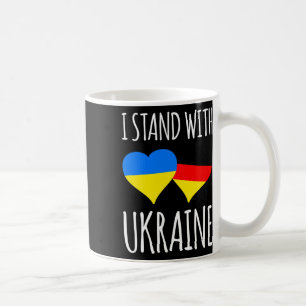 Ukraine Heart Flag Germany Friendship  Coffee Mug