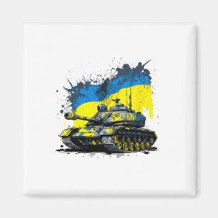 Ukraine - Here To Stay And Not Going Anywhere Tank Magnet
