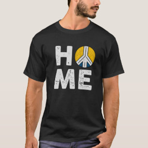 Ukraine Home Ukrainian Flag Peace Retro Style T-Shirt