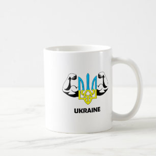 Ukraine Is Power! Emblem Of Ukraine. Trident. Coffee Mug