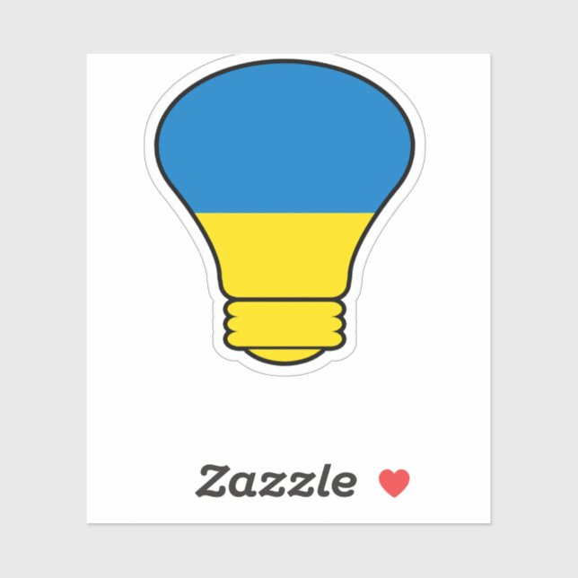Ukraine lamp, stand with Ukraine T-Shirt (Sheet)