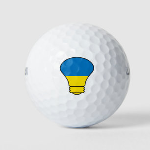Ukraine lamp, stand with Ukraine T-Shirt Golf Balls